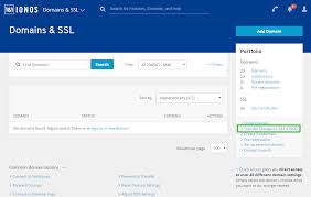 Transferring A Domain To Ionos As An Existing Customer Ionos Help