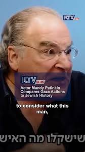 Jewish-American actor Mandy Patinkin, known for playing Inigo Montoya in  The Princess Bride, criticized Israel's military actions in Gaza,  describing them as “unconscionable” and asking how a people once persecuted  could inflict similar suffering