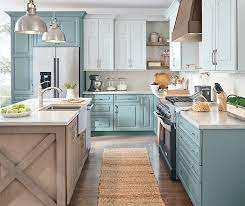 Diamond At Lowes Jacqueline Painted Interesting Aqua Kitchen Remodel Small Kitchen Remodel Cost Small Kitchen Remodel Cost