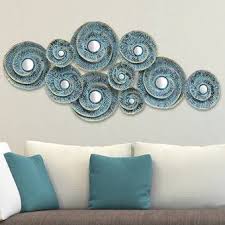 Woven Texture Metal Plate Wall Decor In 2020 Metal Wall Decor Teal Wall Decor Blue Wall Decor