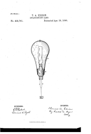Edison Patents Image Gallery Thomas Edison Light Bulb Light Bulb Drawing Edison Light Bulbs