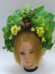 Tiara coroa de flores frida kahlo carnaval