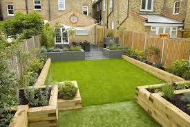 Gorgeous Use Of Timber Back Garden Design Terrace Garden Design Backyard Garden Design
