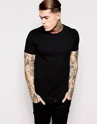 Asos Design T Shirt With Crew Neck In Black Asos