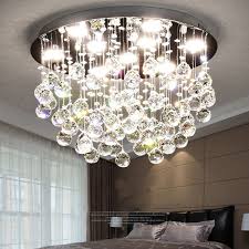 Gu10 Modern Led Crystal Ceiling Lamp Living Room Foyer Light Home Lights Lustre Fixtures Restaurant Crystal Ceiling Light Ceiling Lights Bedroom Ceiling Light