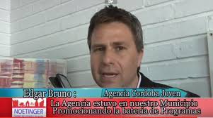 Sr. Edgar Bruno y los Programas de la Agencia Córdoba Joven