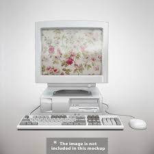Download Pin By Ruan Richard On Design Assets Old Computers Computer Mockup Computer