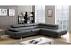 Living Room Grey Leather Sofa