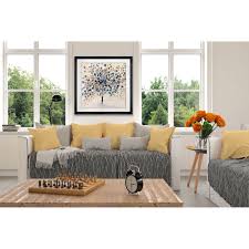 Vælg mellem et stort udvalg af lignende scener. Past Autumn Custom Framed Print Blue White Grey Yellow Green Silver Gold On Sale Overstock 22632150