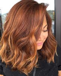 Salon Joseph Kenneth On Instagram Took 8 Inches Off Along With A Perfect Fallbalayge By Vickie Pumpkin Spice Hair Color Pumpkin Spice Hair Hair Color Auburn
