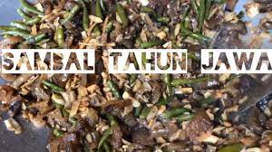 Resepi Sambal Tahun Jawa Youtube