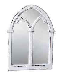 Hangespiegel Landhaus Wandspiegel Spiegel Weiss Fenster Optik H55xb40cm Wanddeko Ebay