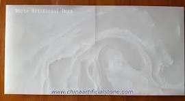 Backlit Pure White Artificial Onyx Stone Panels Suppliers ...