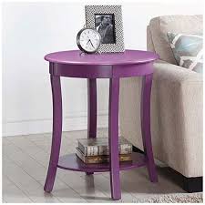 Purple Oval Side Table Side Table Table Furniture