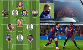 Maybe you would like to learn more about one of these? Ronald Koeman S Barcelona Job Has Changed Now Messi Is Staying So Who Will He Pick In His Line Up Daily Mail Online