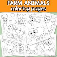 Our coloring categories include serious science: Farm Animals Coloring Pages For Kids Itsybitsyfun Com
