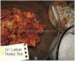 Sri Lankan Devilled Pork Recipe Keeper Of The Kitchen Recipe Pork Recipes Spicy Recipes Recipes