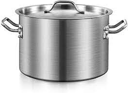 Stockpots 30cm Large Deep Stainless Steel Stockpot Stainless Steel Stock Pot With Lid Suitabl In 2021 Cookware Set Stainless Steel Steel Stock Stainless Steel Cookware