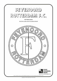 Feyenoord Rotterdam Logo Coloring Page Cool Coloring Pages Coloring Pages Logo Color