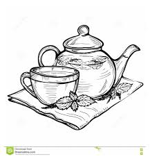 Teapot Drawing Sketches Teapot Drawing Tea Cup Drawing Tea Art