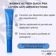 Pharmacie Bouayed- AKID LOTFI - ✨ BIONIKE ACTEEN QUICK PEN Lotion anti-imperfections ✓ Traitement local intensif à utiliser directement sur les imperfections pour favoriser une disparition plus rapide. Présenté sous forme de