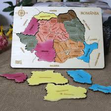 Harta romaniei orase si resedinte. Joc Educativ Din Lemn Gravat Harta Romaniei Pe Judete Si Regiuni 3 Straturi Emag Ro