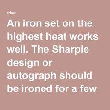 How To Make Sharpie Marker Permanent On A T Shirt Ehow Com Sharpie Designs Sharpie Crafts Sharpie Marker