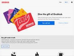 Check spelling or type a new query. Grubhub Gift Card Balance Check Balance Enquiry Links Reviews Contact Social Terms And More Gcb Today