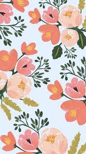 Pink and peach floral pattern. Peach Floral Wallpapers Top Free Peach Floral Backgrounds Wallpaperaccess