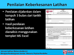 Berorientasikan penilaian untuk keberkesanan pengajaran. Kursus Pengurusan Latihan Universiti Putra Malaysia 26 27