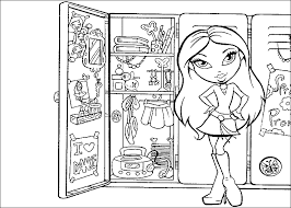 Christmas coloring pages for adults. Coloring Page Barbies Locker