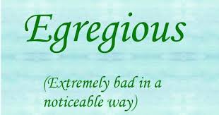 Egregious Uncommon Words Weird Words Dictionary Words