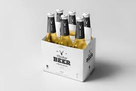 Beer Mock Up 5 On Behance Bottle Mockup Beer Bottle Design Beer Branding Design