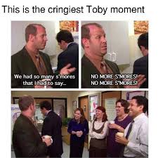 Poor Toby Everyone Hates On Him But I Actually Like Him The Office Show Office Jokes Office Humor