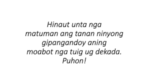 How to say wala in bisaya. A Sojourner S View Looking Forward To 2020 And Beyond Puhon Mindanews