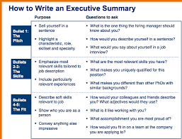 Executive Summary Executive Summary Template Executive Summary Summary Writing