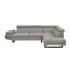 As you can see in the dimensions, the section jutting toward you as you're facing the piece is on the left. Sectionals Living Room Furniture The Home Depot
