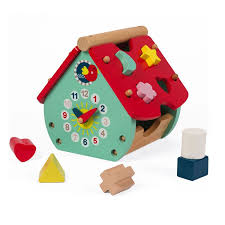 Maison A Formes Baby Forest Berceau Magique Maisons Colorees Jouets En Bois