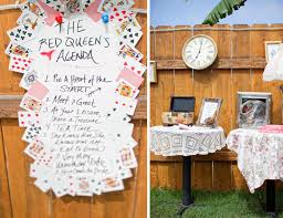 a mad hatter tea party bridal shower