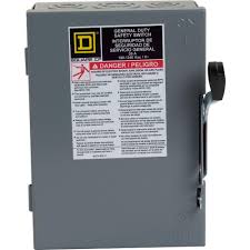 Square D 30 Amp 240 Volt 2 Pole Fused Indoor General Duty Safety Switch