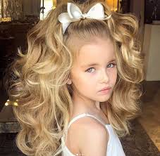 Curls Recreate This Look With The Sutra 32mm Curling Iron Girls Pageant Hair Natural Curls Hairstyles Baby Girl Hairstyles Girl Hairstyles