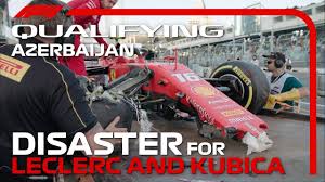 The best independent formula 1 community anywhere. Leclerc And Kubica Crash In Baku Qualifying 2019 Azerbaijan Grand Prix Youtube