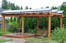 Garten Pergola Bestuhlt Mit Beschattung Solar Pergola Solar Patio Best Solar Panels