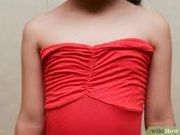 Go to a sewing store, and buy a spool of clear nylon thread. 5 Ways To Make Straps For A Strapless Dress Wikihow