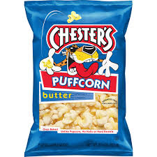 Check spelling or type a new query. Chester S Puffcorn Butter Flavored Popcorn 3 25 Oz Bag Walmart Com Walmart Com