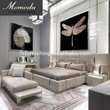Buy all the modern bedroom sets at reduced cost. Luxury Italian Bedroom Set King Size Modern Italian Stainless Steel Double Bed Designer Furniture Set Leather Luxury Home View Italian Leather High Bed Momoda Product Details From Foshan Momoda Furnishing Trade Co