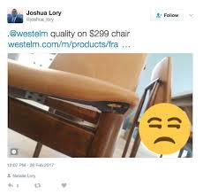 I found this couch and like it, but some of the reviews online of west elm furniture are scary. West Elm S Quality Issues Don T Stop At Peggygate