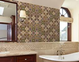 Spanish Terracota Mosaic Tile Sticker ...