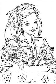 Barbie in a christmas carol coloring in pages. Barbie Coloring Pages Barbie Coloring Cat Coloring Page