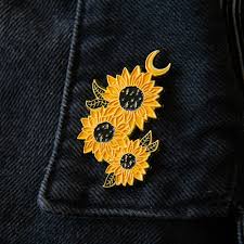 sunflower pin